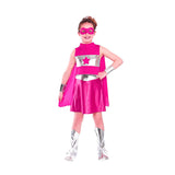 Super Hero Costume (Pink) - Girls