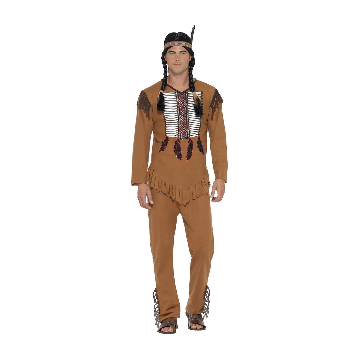 Native American Western Warrior Costume - Men
