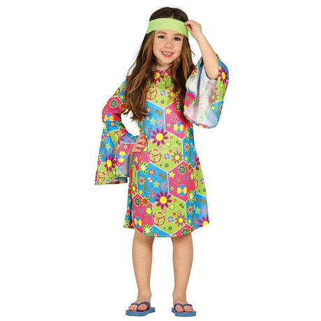 Fiestas Guirca - Hippy Girl Costume - Girls - Fancy Dress Central