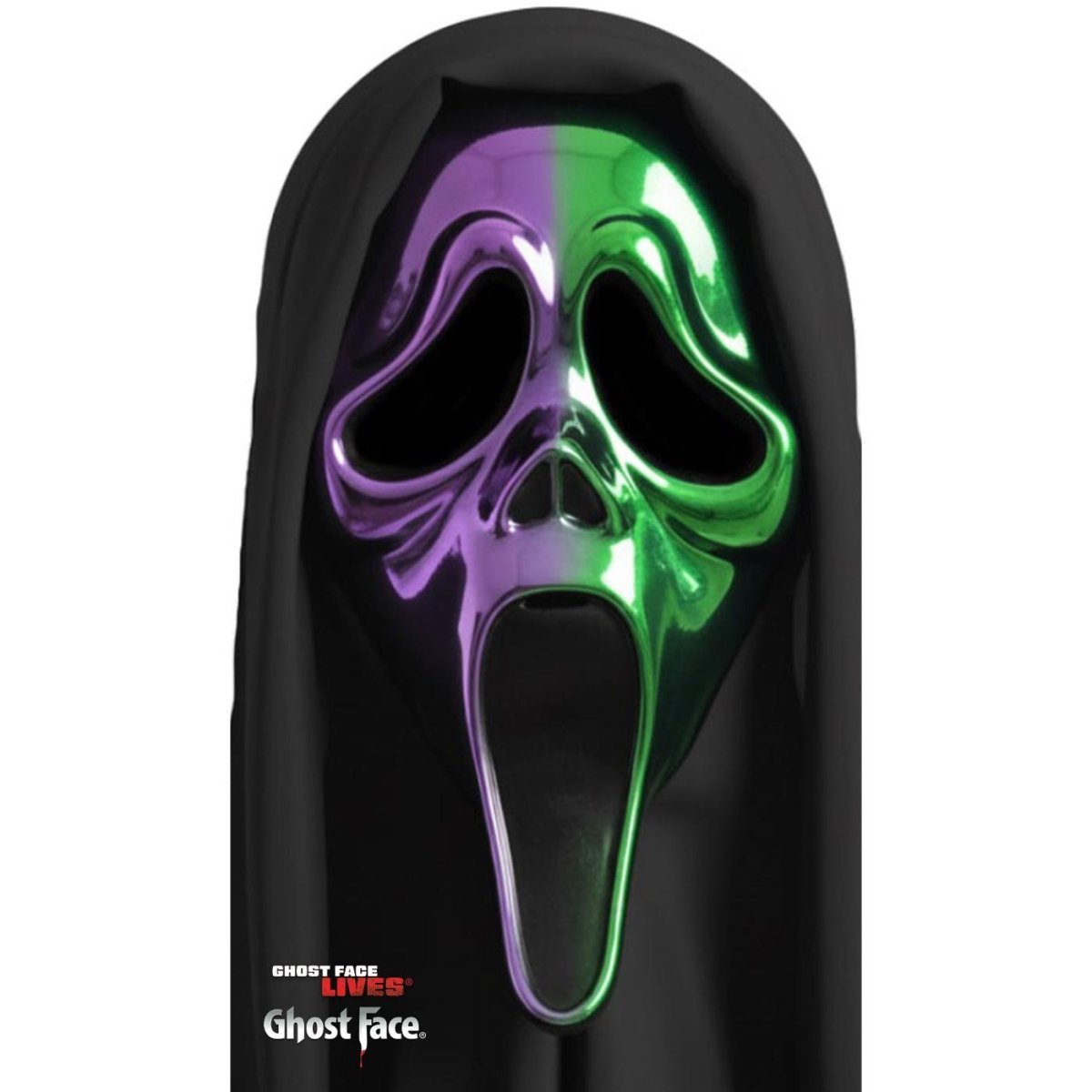 Wicked Costumes - Ghost Face Ombre Chrome Mask - Adult - Fancy Dress Central