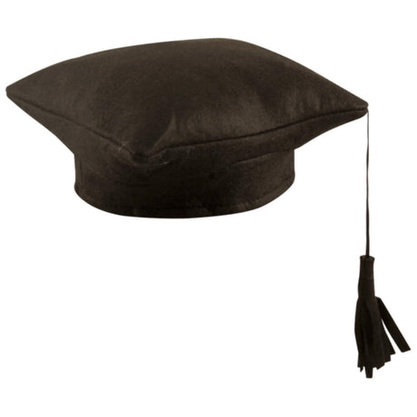Henbrandt - Mortar Board Graduation Hat - Adult - Fancy Dress Central