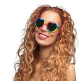 Boland - Rainbow Heart Party Glasses - Adult - Fancy Dress Central