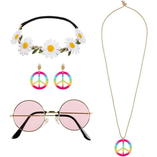 Boland - Hippie Accessory Set - Adult - Fancy Dress Central