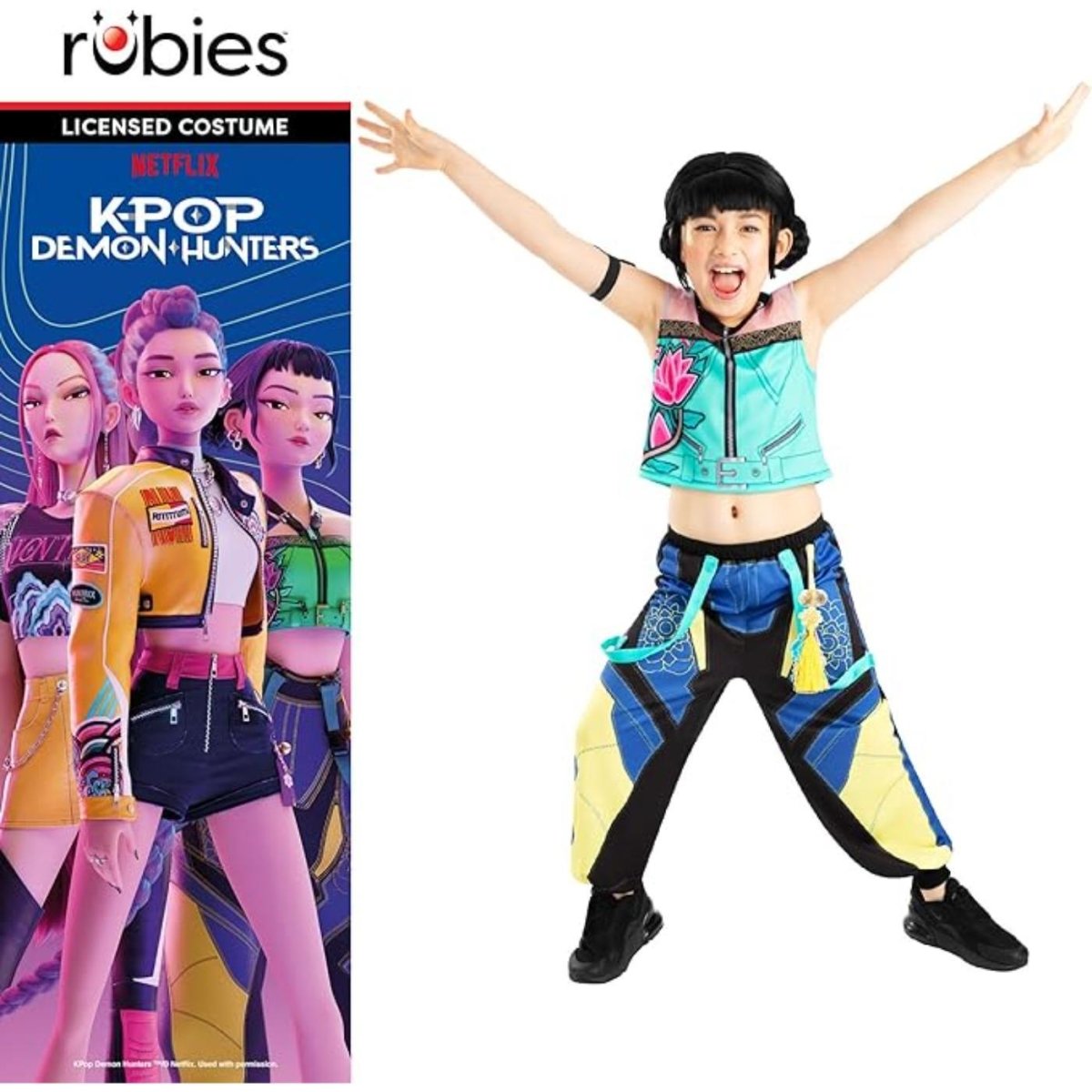 Rubies - Zoey Core Look K - Pop Demon Hunters Costume - Girls - Fancy Dress Central
