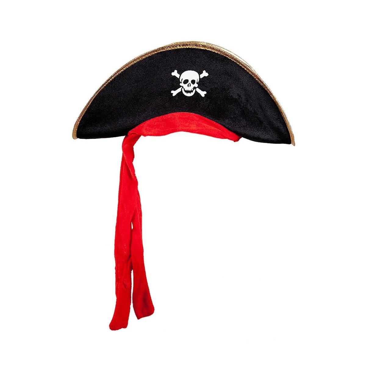Wicked Costumes - Black Pirate Hat - Adult - Fancy Dress Central