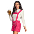 Fancy Dress Central - Lederhosen (Pink) - Women - Fancy Dress Central