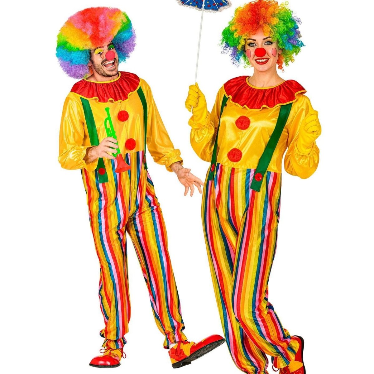 Widmann - Circus Clown Costume - Men - Fancy Dress Central