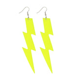 Boland - Lightning Flash Earrings (Yellow) - Women - Fancy Dress Central