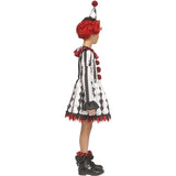 Harlequin Ghost Face Costume - Girls