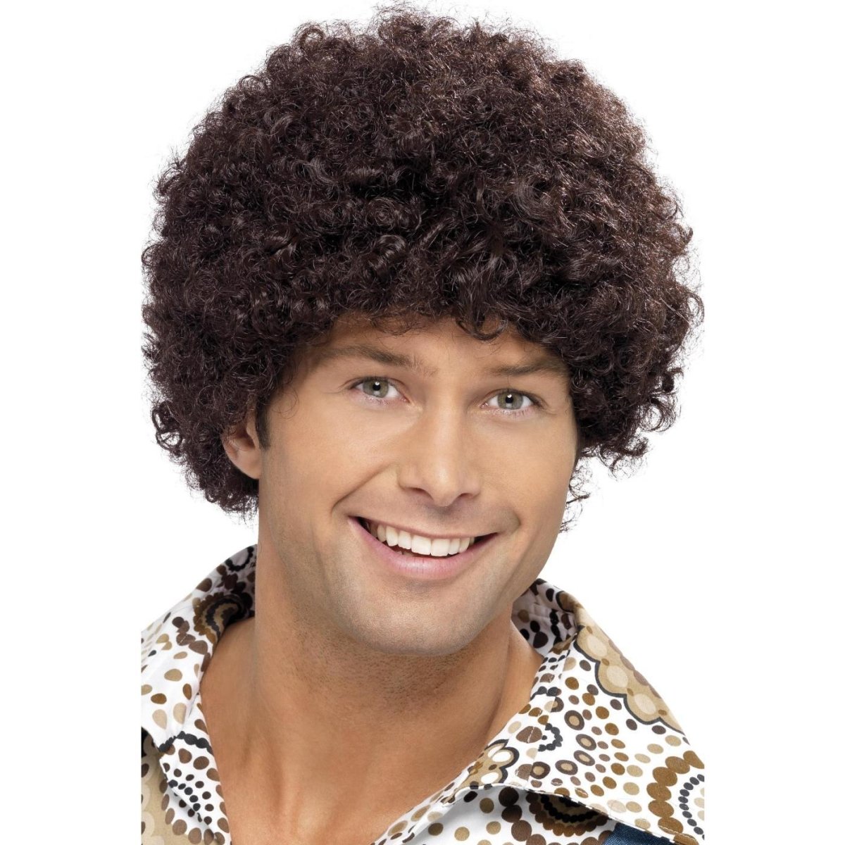 Smiffys - 70s Disco Dude Wig - Men - Fancy Dress Central