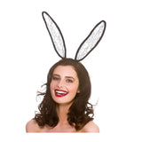 Wicked Costumes Ltd - Black Lace Bunny Ears - Adult - Fancy Dress Central