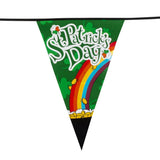 Boland - 8m Giant St Patricks Day Triangular Bunting - Fancy Dress Central