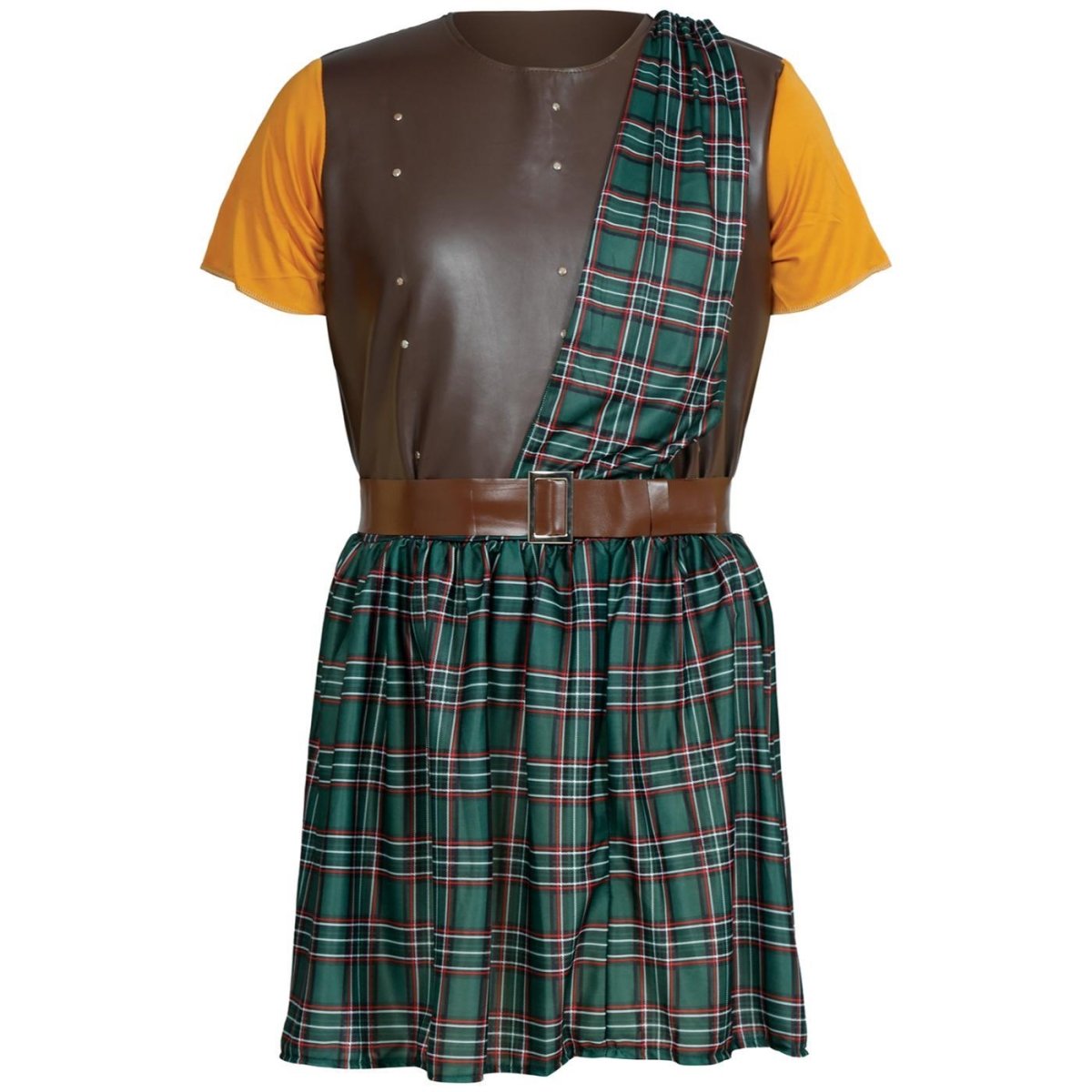 Fiestas Guirca - Scottish Warrior Costume - Men - Fancy Dress Central