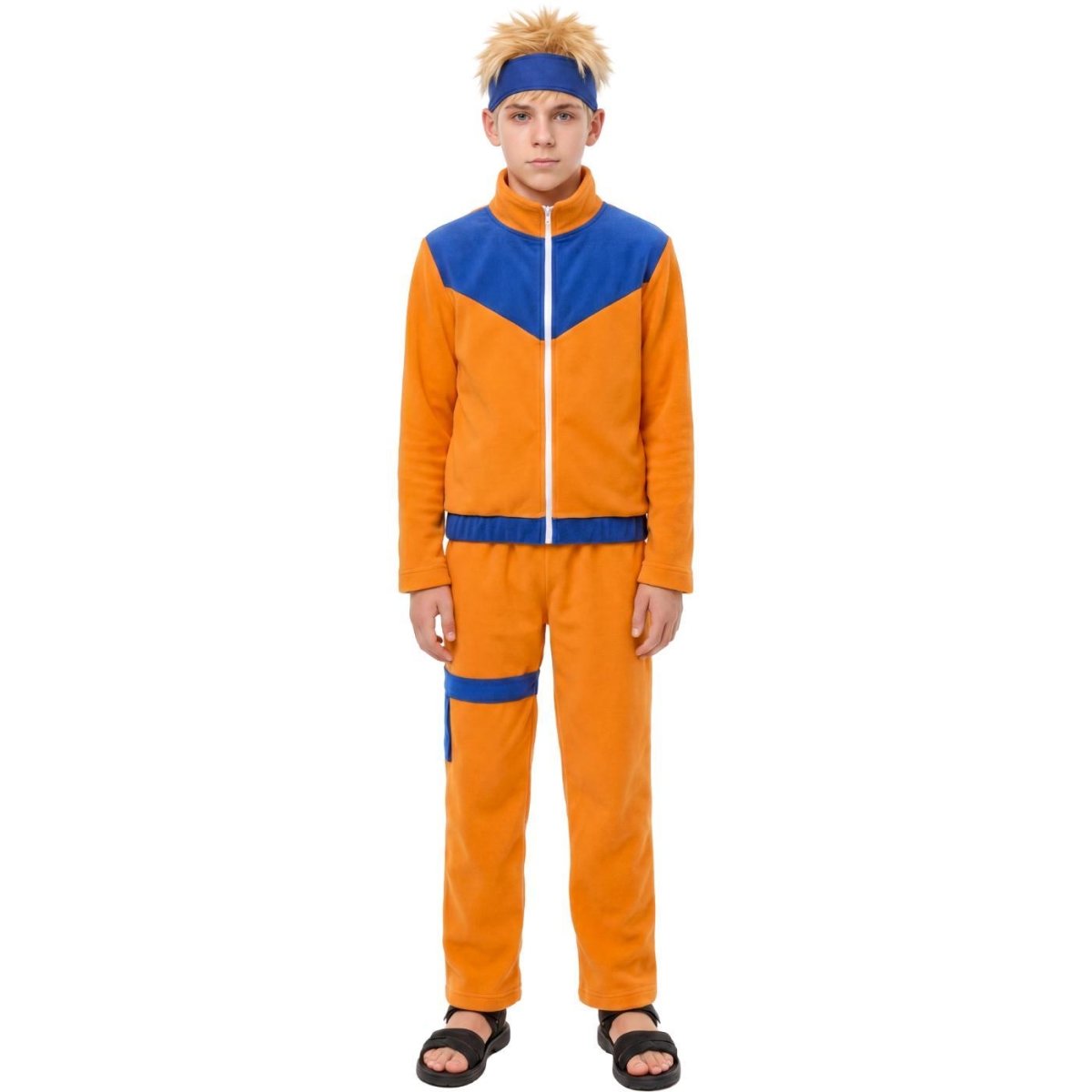Fiestas Guirca - Orange Ninja Costume - Boys - Fancy Dress Central