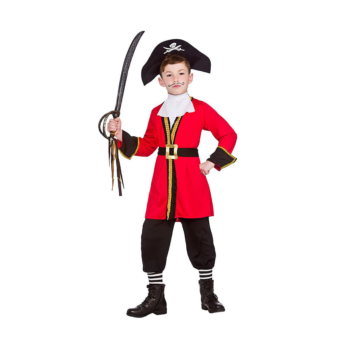 Pirate Captain Costume - Boys