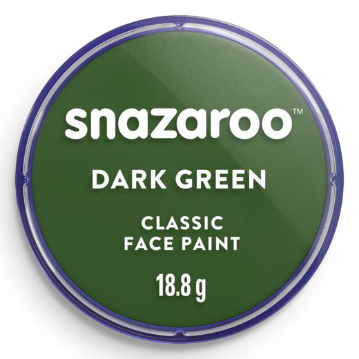 Colart - Classic Face Paint (18ml) - Dark Green - Fancy Dress Central