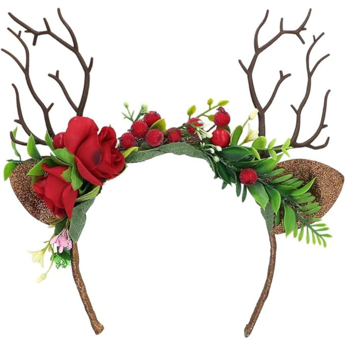 Festive Deer Headband - Adult