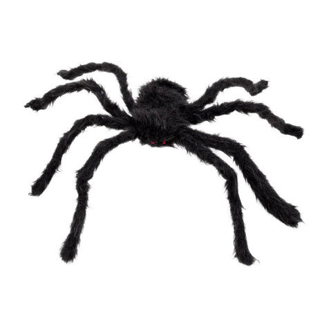 Boland - Hairy Spider (Black) - Party Decoration - Fancy Dress Central