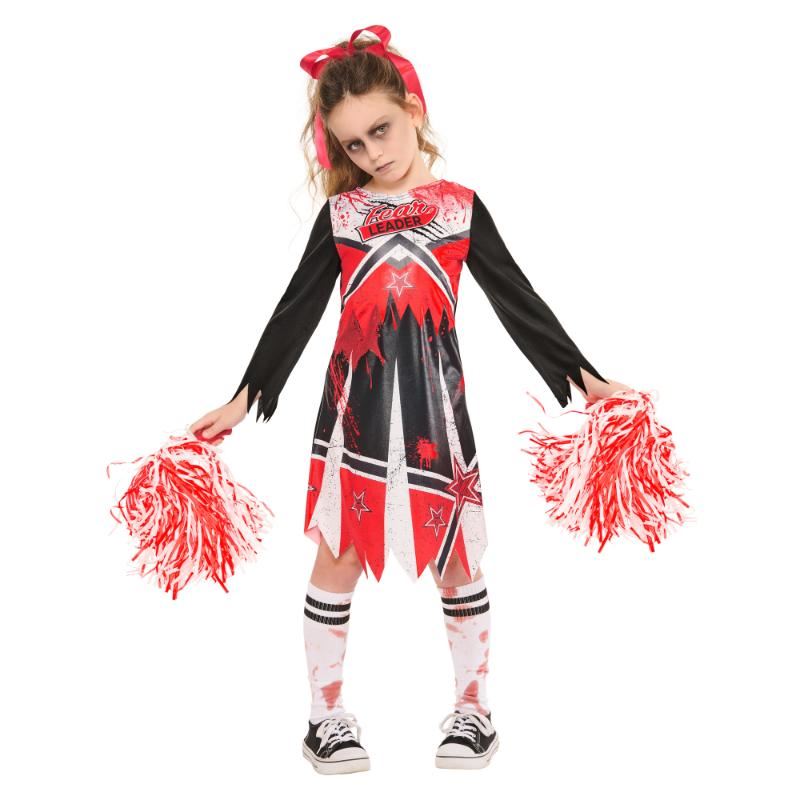Zombie Cheerleader Costume - Girls