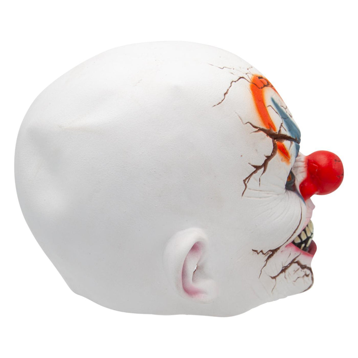 Cracked Head Clown Mask - Adult