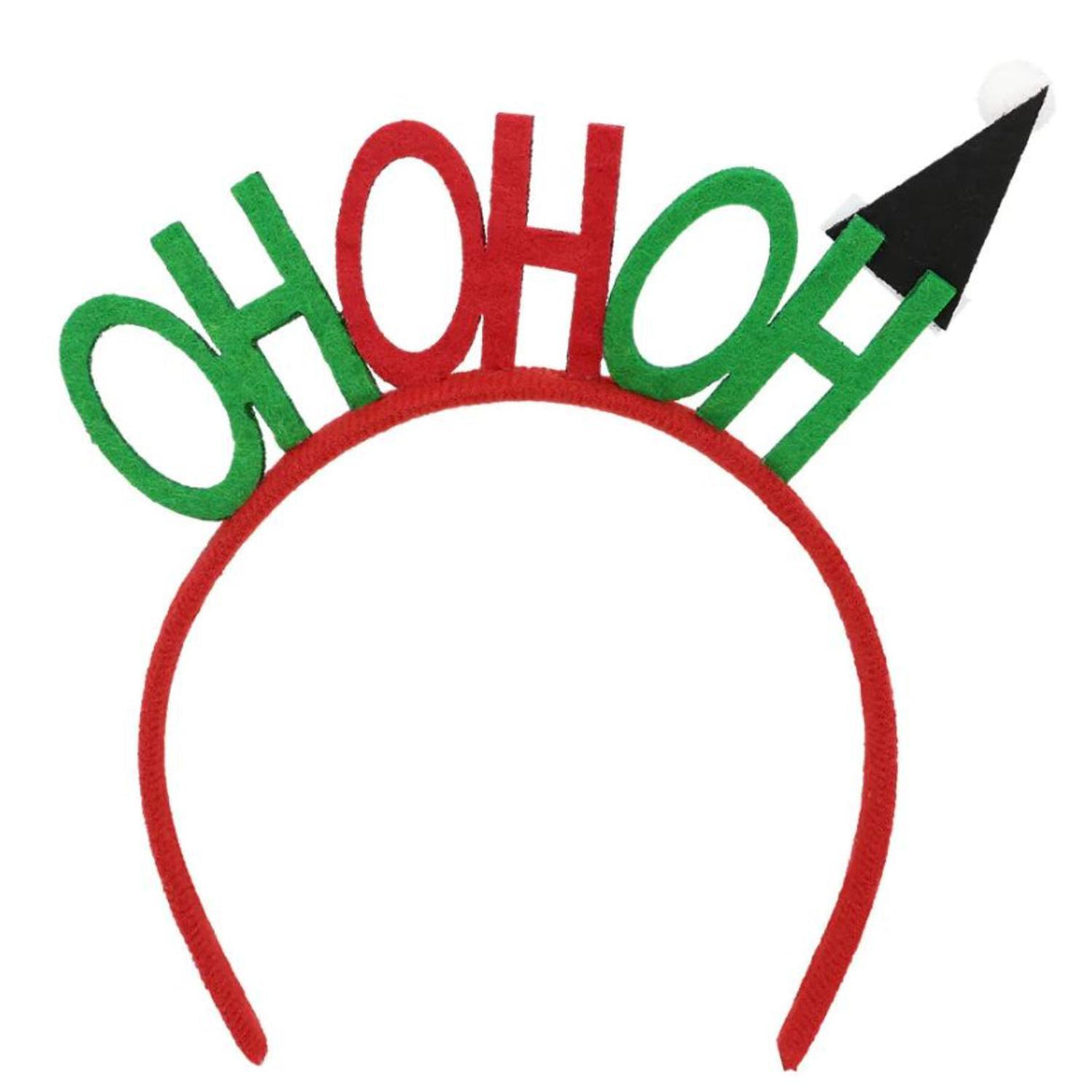 Ho Ho Ho on a Headband - Adult