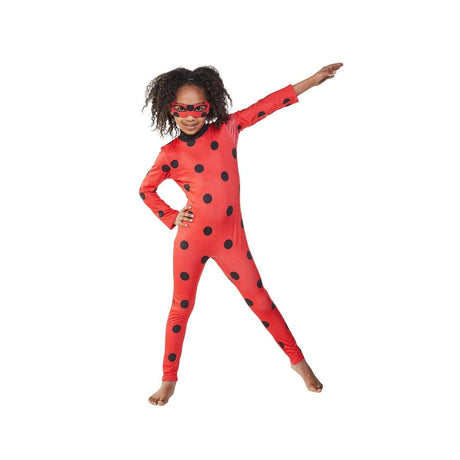 Rubies - Miraculous Ladybug Costume - Girls - Fancy Dress Central