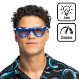 Boland - Blink LED Party Glasses (Blue) - Adult - Fancy Dress Central