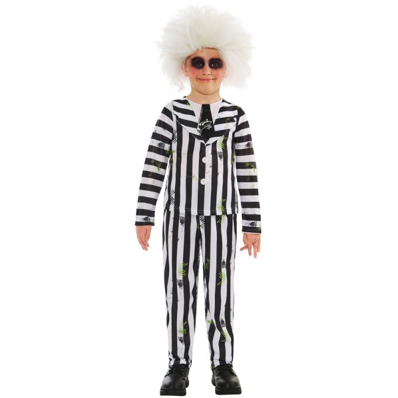 Beetlejuice Costume with Wig - Child