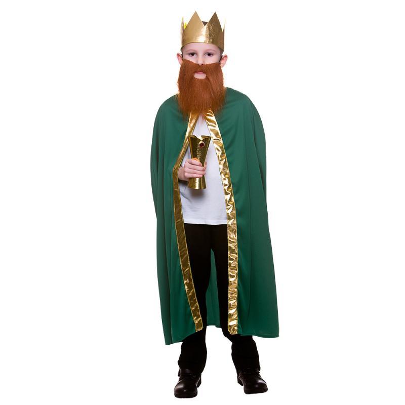 Kings Robe & Crown (Green) - Child