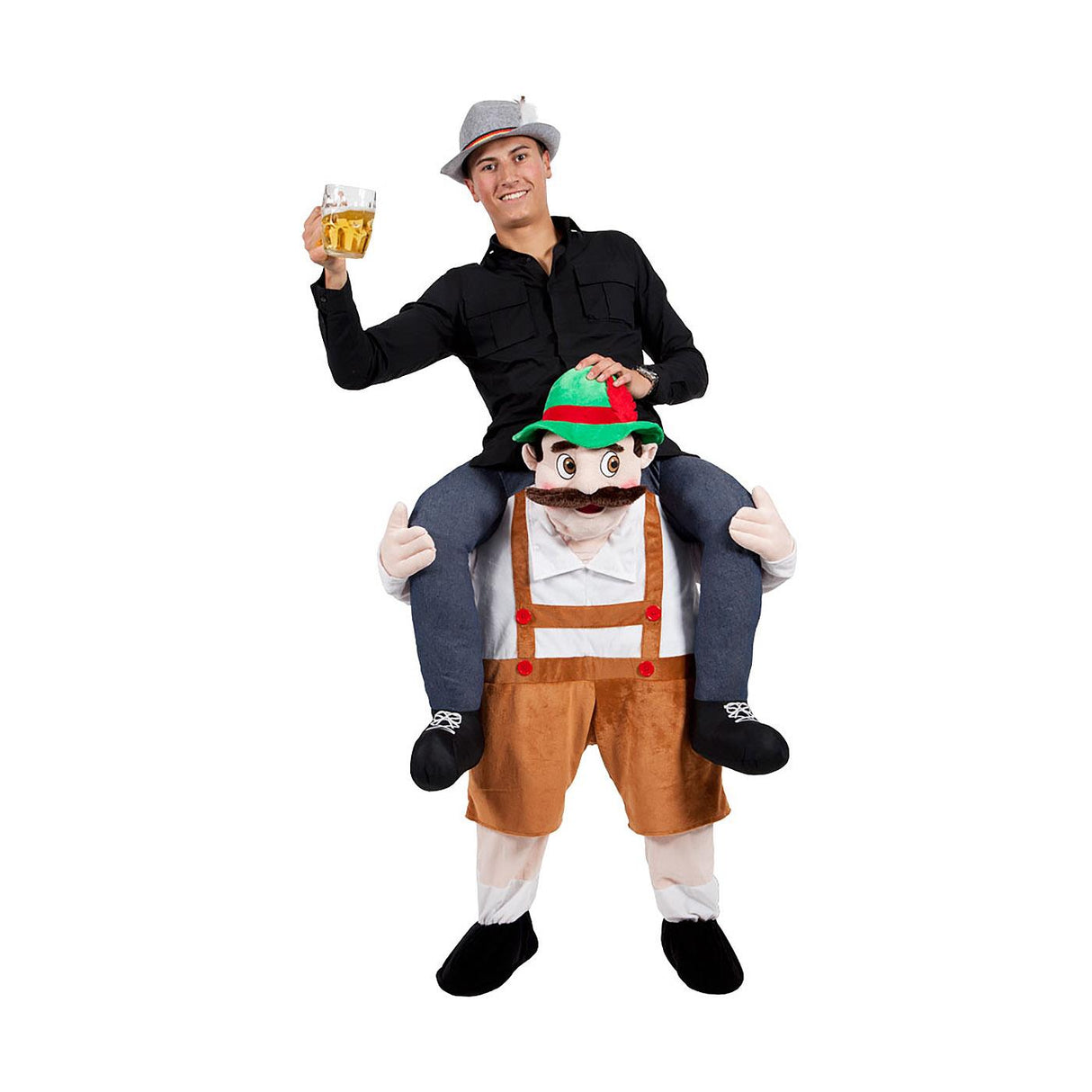 Bavarian Beer Guy Carry Me Costume - Adult
