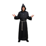 Medieval Monk Costume (Black) - Men