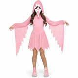 Wicked Costumes - Ghost Face Pastel Pink Sparkle Costume - Girls - Fancy Dress Central