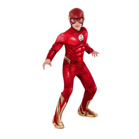 Rubies - The Flash Deluxe Costume - Boys - Fancy Dress Central