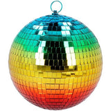 Boland - Disco Ball 20cm (Rainbow) - Party Decoration - Fancy Dress Central