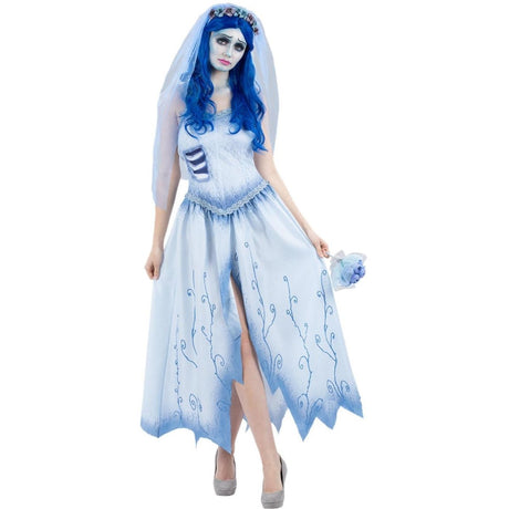 Smiffys - Corpse Bride Costume - Women - Fancy Dress Central