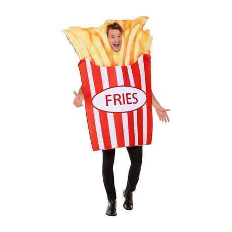 Smiffys - French Fries Costume - Adult - Fancy Dress Central