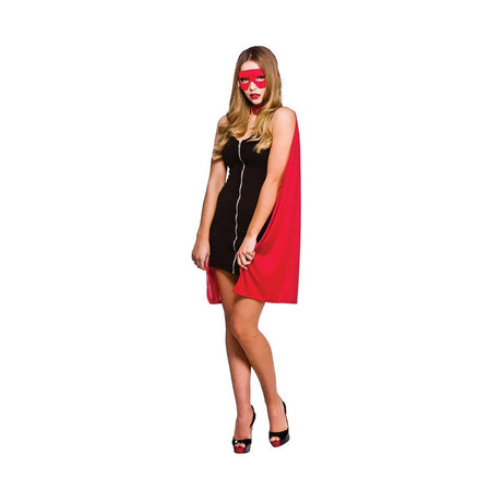 Wicked Costumes - Super Hero Cape (Red) - Adult - Fancy Dress Central