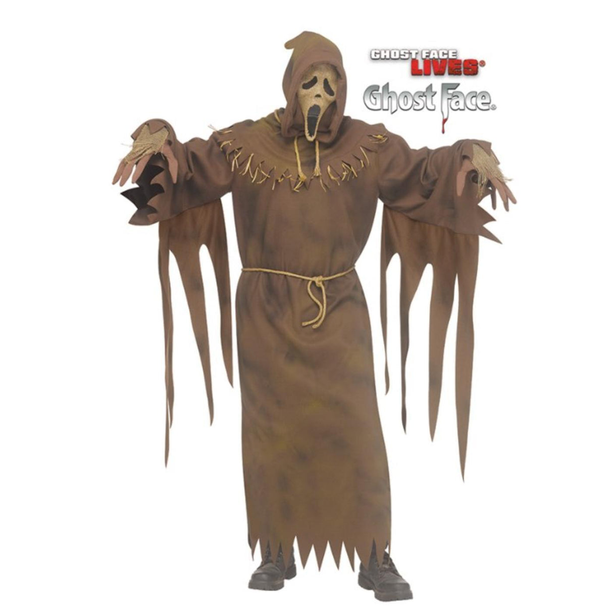 Ghost Face Scarecrow Costume - Adult