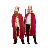Kings Robe & Crown (Red) - Child