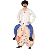 Inflatable Balls Carry Me Costume - Men