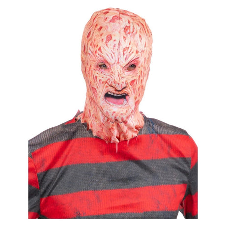 Smiffys - Freddy Krueger Printed Balaclava Mask - Adult - Fancy Dress Central