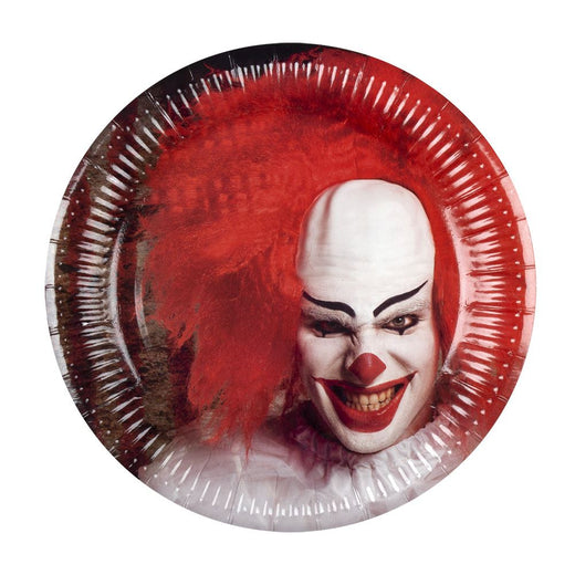 Horror Clown Paper Plates