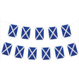 Wicked Costumes - 4m World Country Flag Rectangle Bunting (Scotland) - Fancy Dress Central