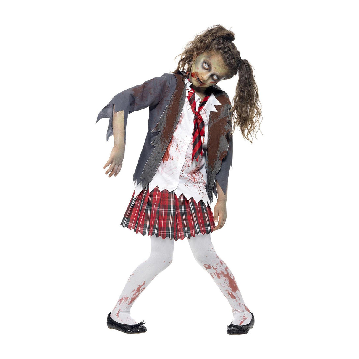 Zombie School Girl Costume - Girls