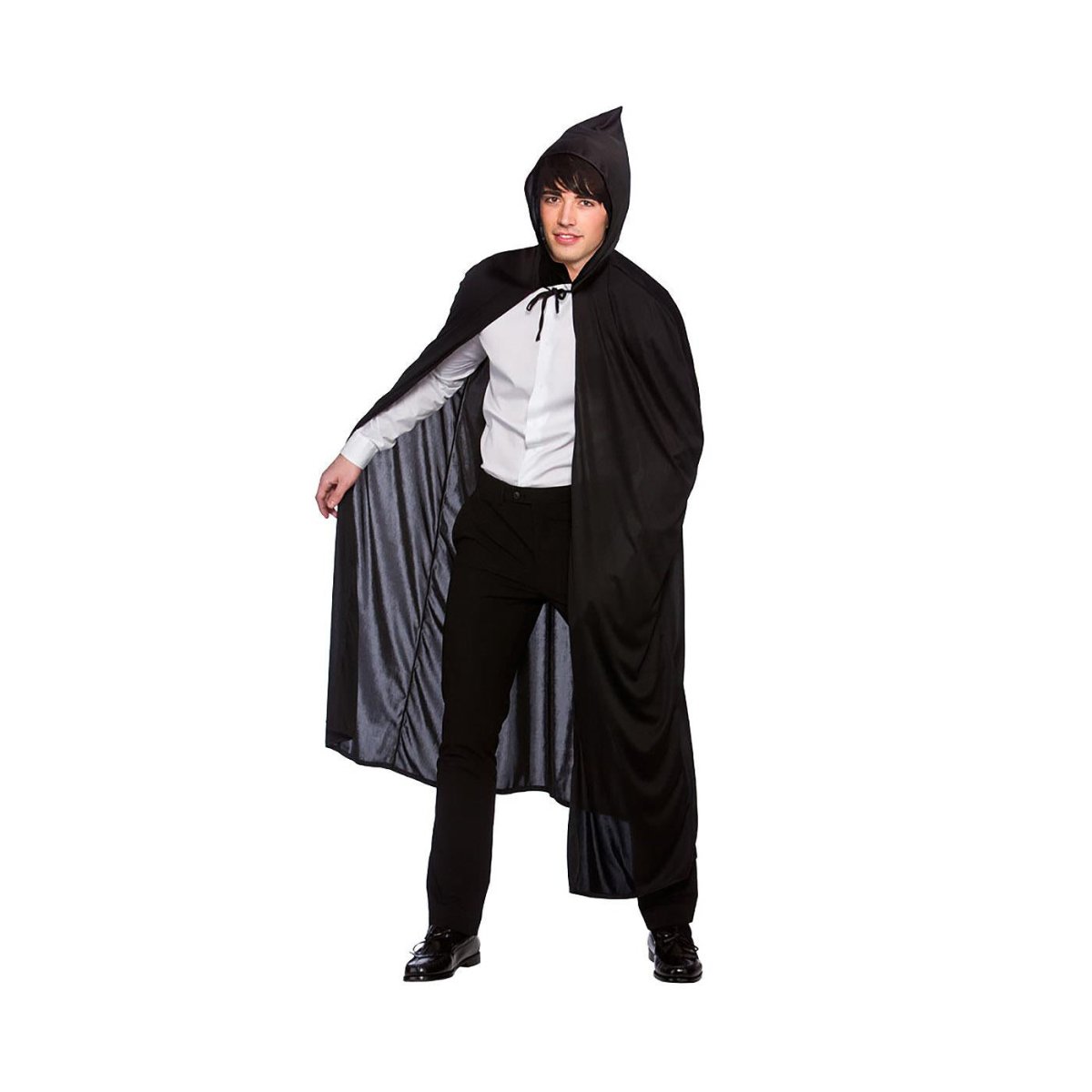 Hooded Cloak (Black) - Adult