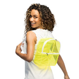 Fancy Dress Central - Clarity Backpack (Neon Yellow) - Adult - Fancy Dress Central