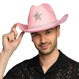 Fancy Dress Central - Taylor Cowboy Hat (Pink) - Adult - Fancy Dress Central