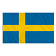 Henbrandt - Sweden Flag (5ft x 3ft) - Fancy Dress Central