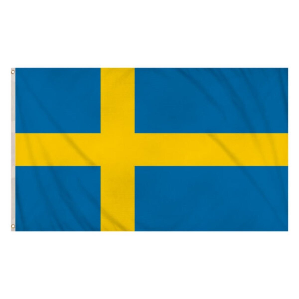 Henbrandt - Sweden Flag (5ft x 3ft) - Fancy Dress Central