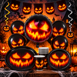 Creepy Pumpkin Napkins